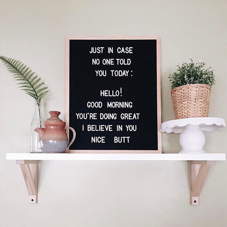 inspirational cute letter board quotes